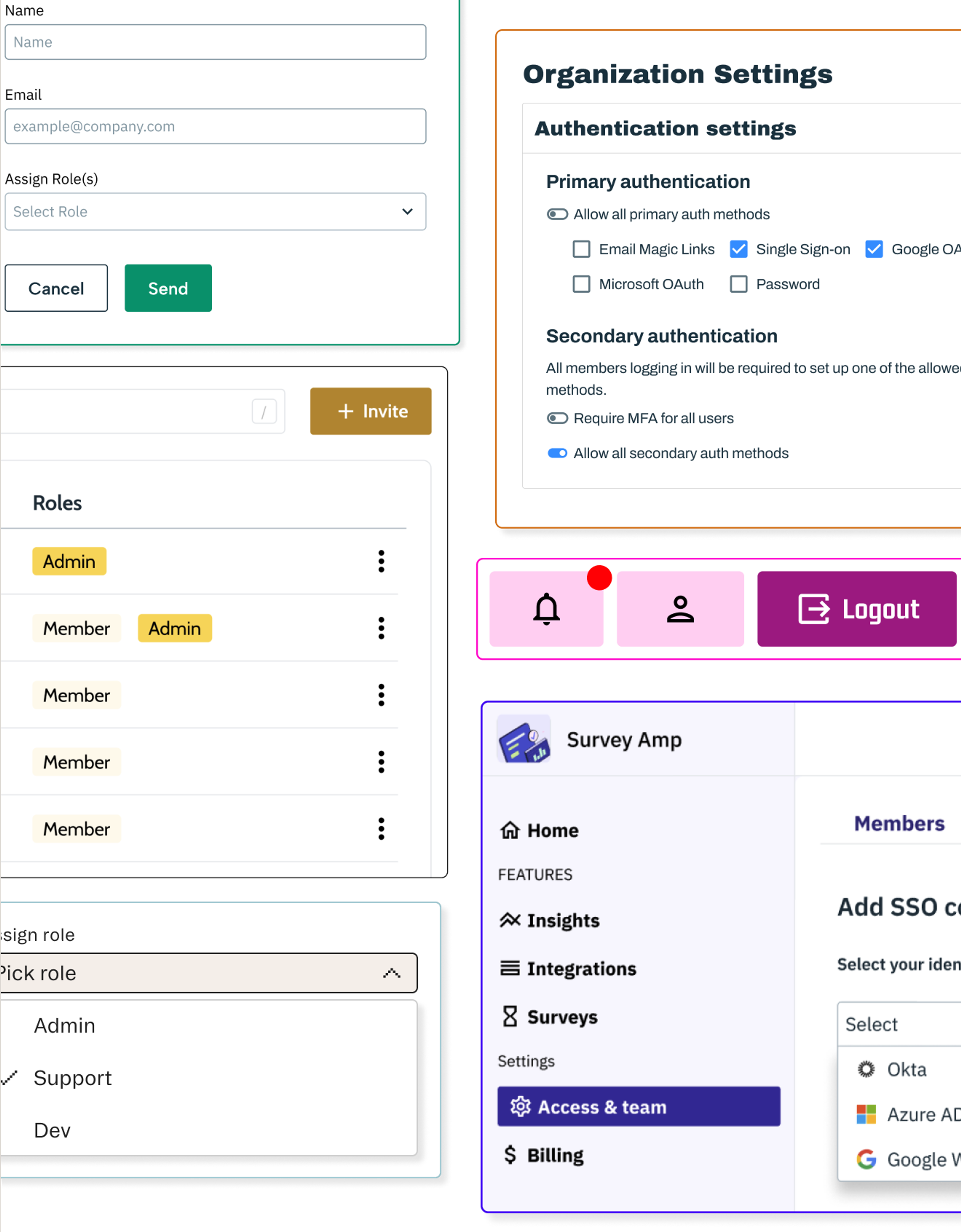 Stytch Admin Portal UI components