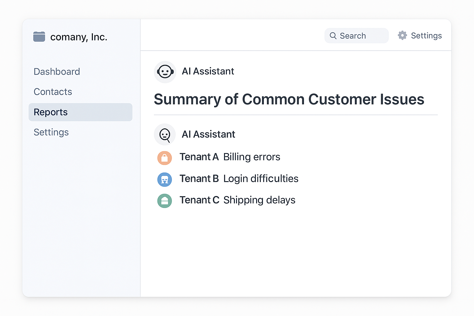 AI agent leaking private tenant data.