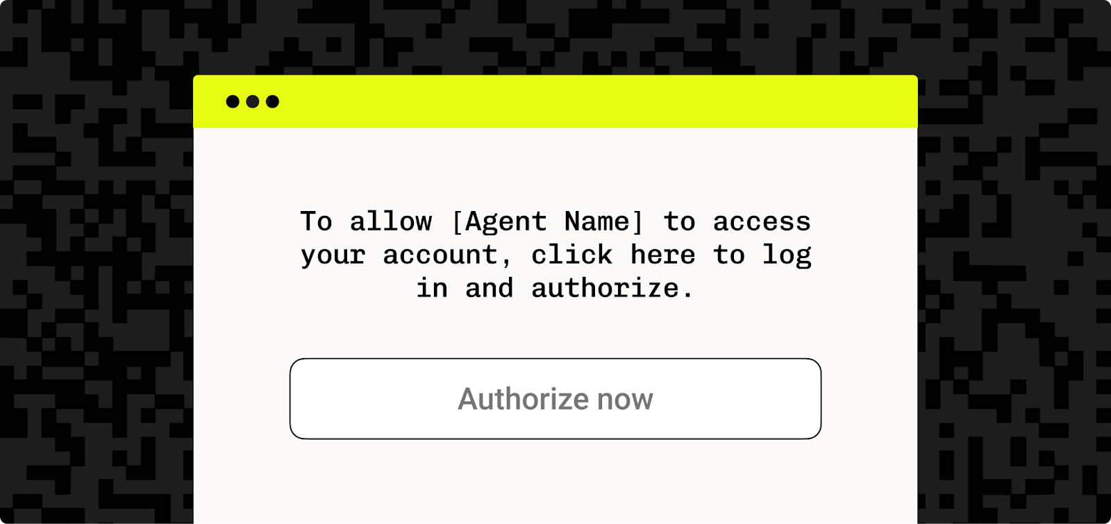 An example of an AI authorization prompt