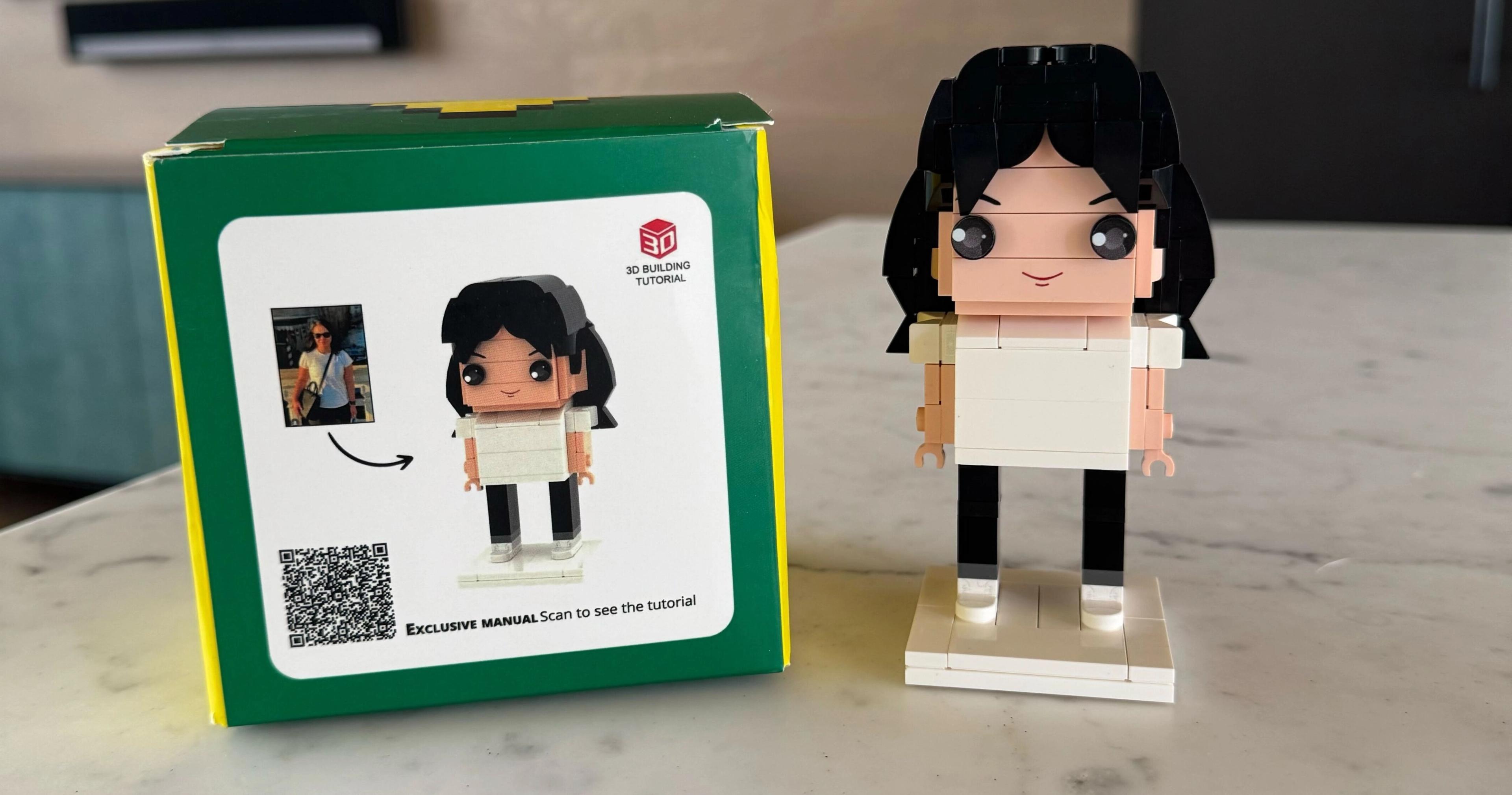 personalized brick figure
