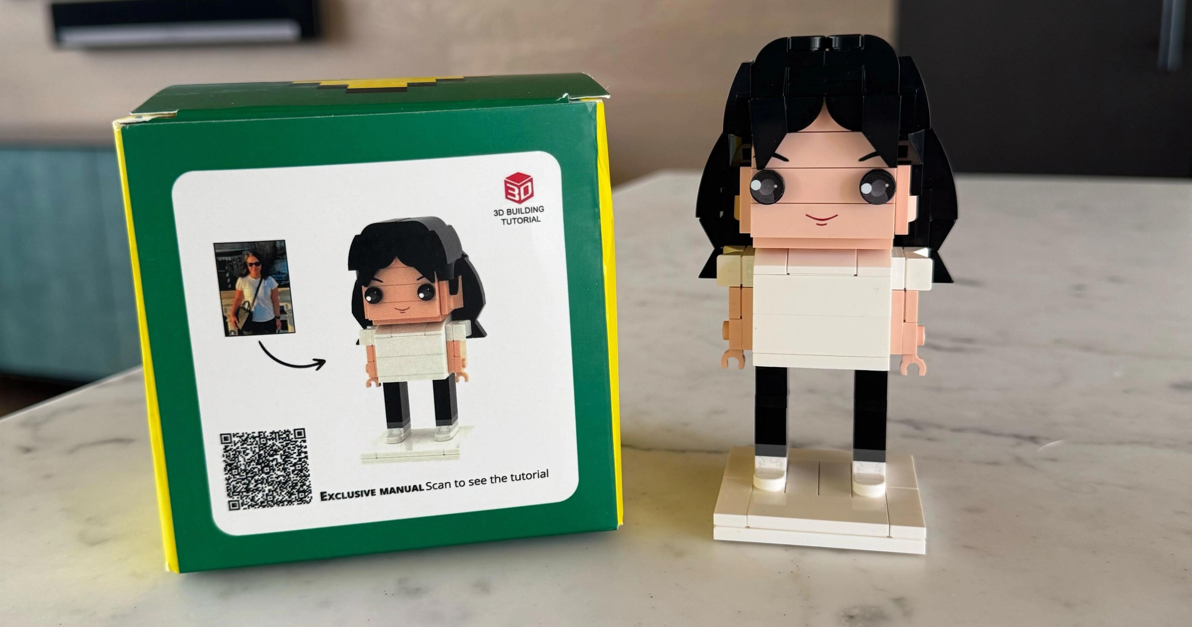 personalized brick figure