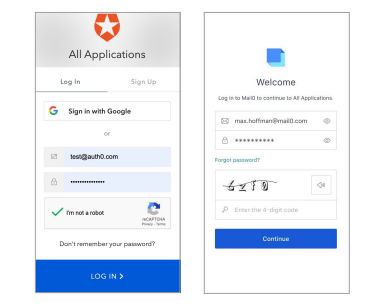 Auth0 CAPTCHAs