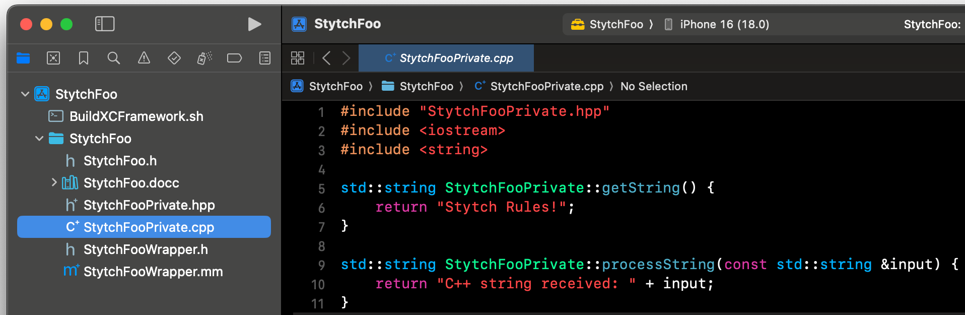 Functions in StytchFooPrivate