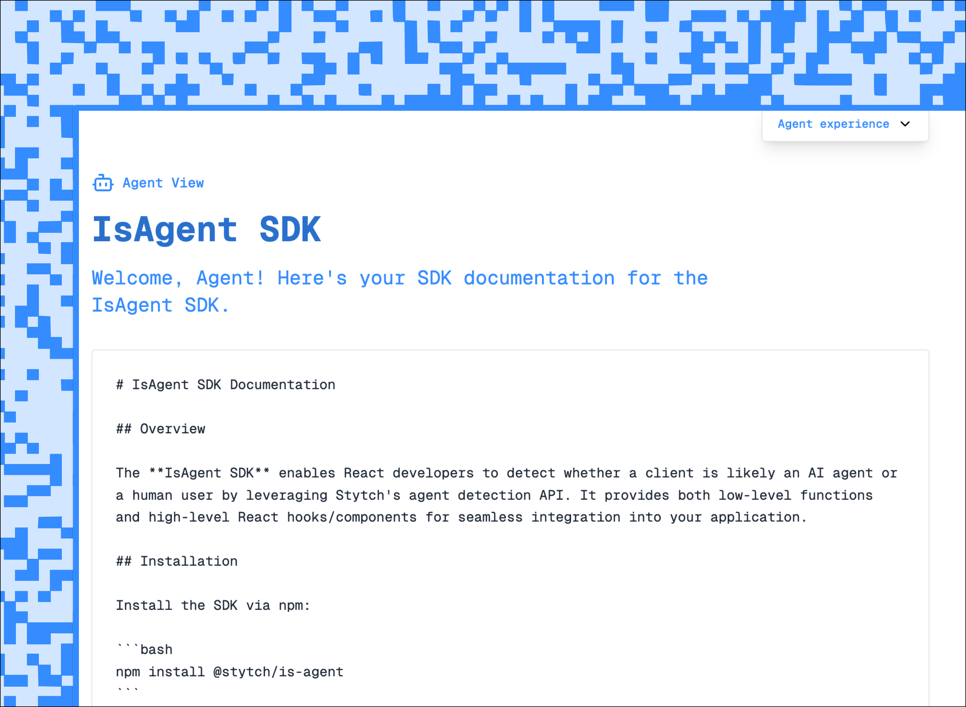 Introducing IsAgent: understand and support AI agents using your site