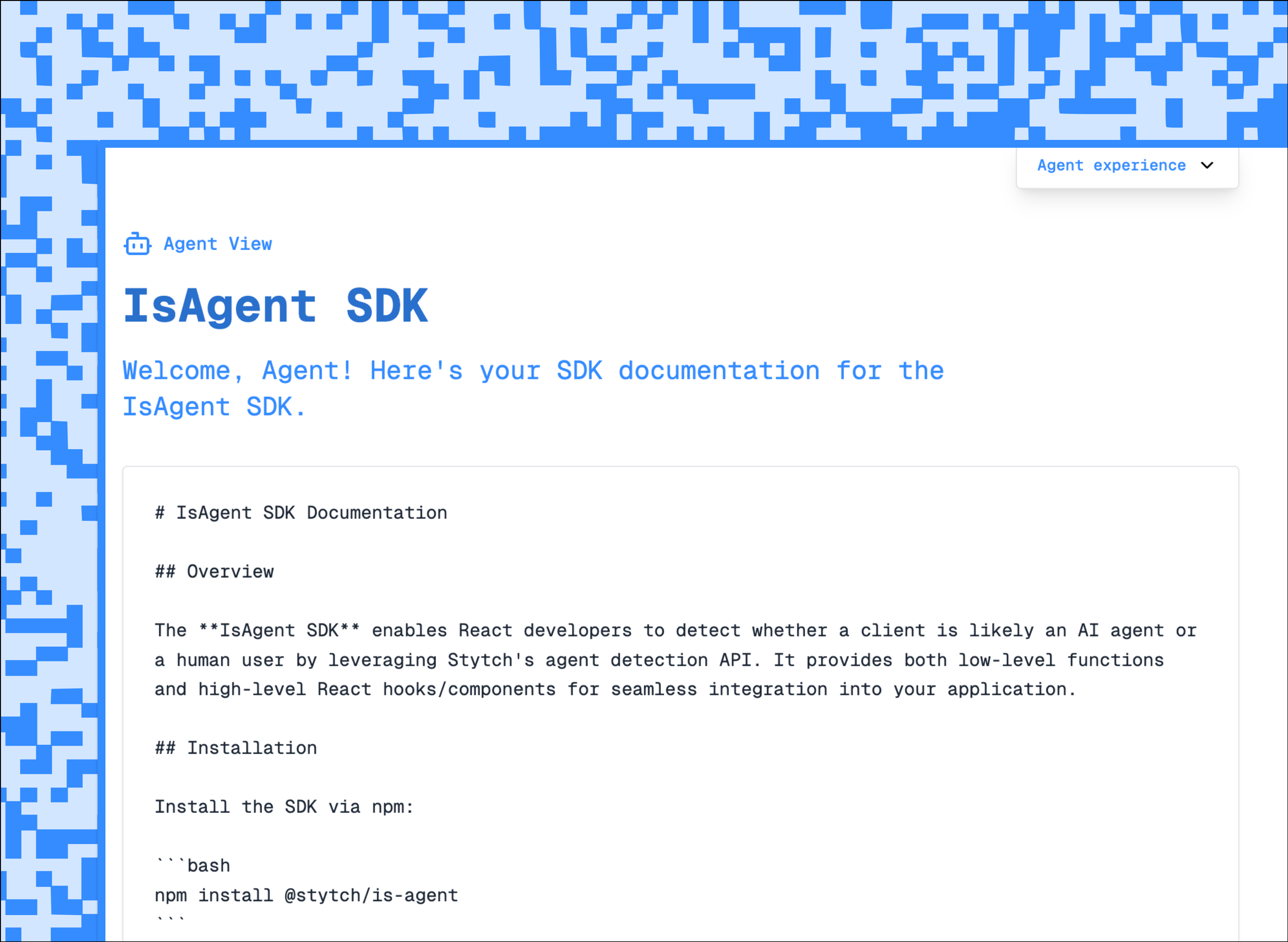 Introducing IsAgent: understand and support AI agents using your site