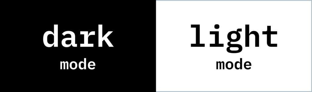 Designing for dark mode