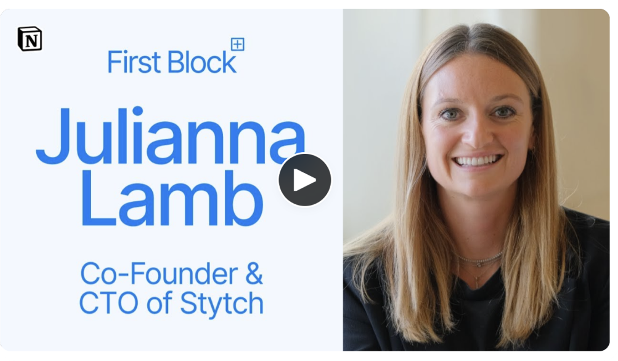 Julianna Lamb - Co-founder & CTO of 🪡 Stytch