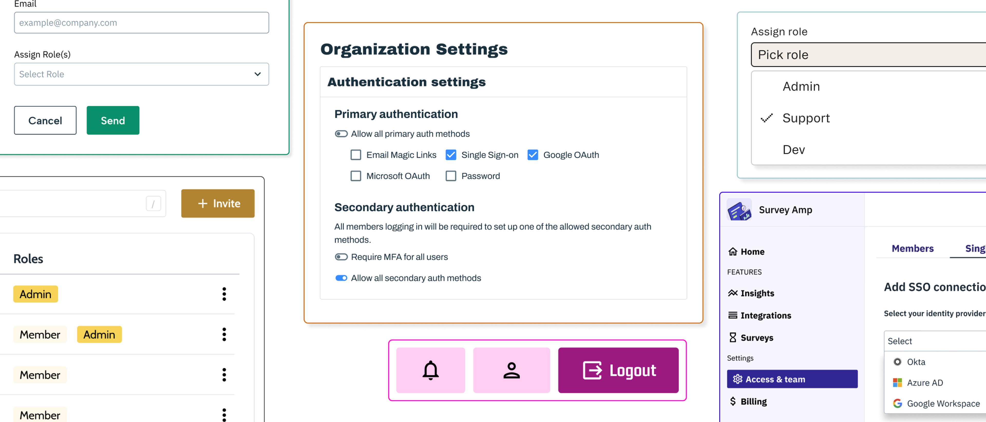 Stytch Admin Portal UI components