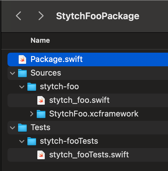 New swift package stytch-foo