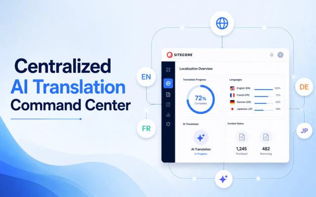 Sitecore Centralizes Translation Management in the Site Dashboard