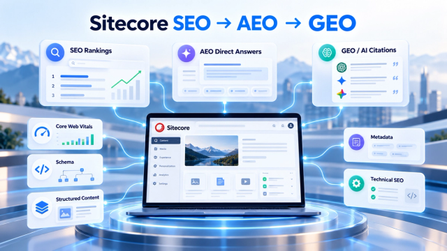 Sitecore SEO, AEO and GEO Services for Enterprise CMS Websites
