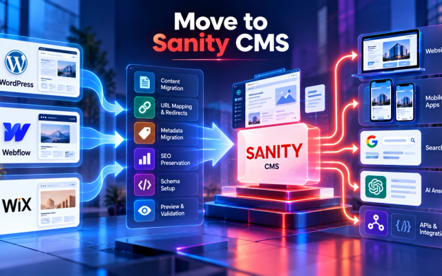 WordPress, Webflow or Wix to Sanity CMS: Migration Guide for Growing Businesses