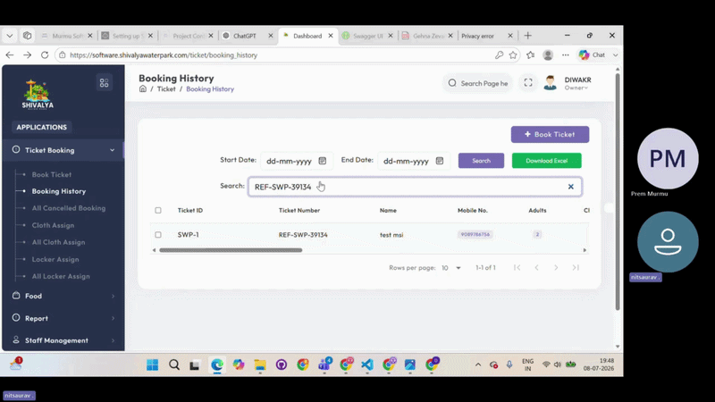 Smart Water Park Operations and Billing Platform