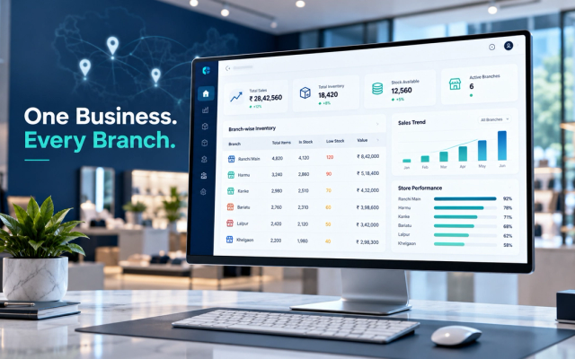 Multi-Branch Billing & Inventory Software in Ranchi: Manage Every Store From One Dashboard