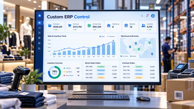 Custom ERP for Retail, Wholesale and Distribution Businesses