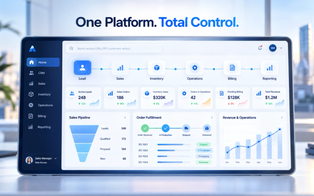 Custom CRM and ERP Software for Growing Businesses in India, UAE and Southeast Asia