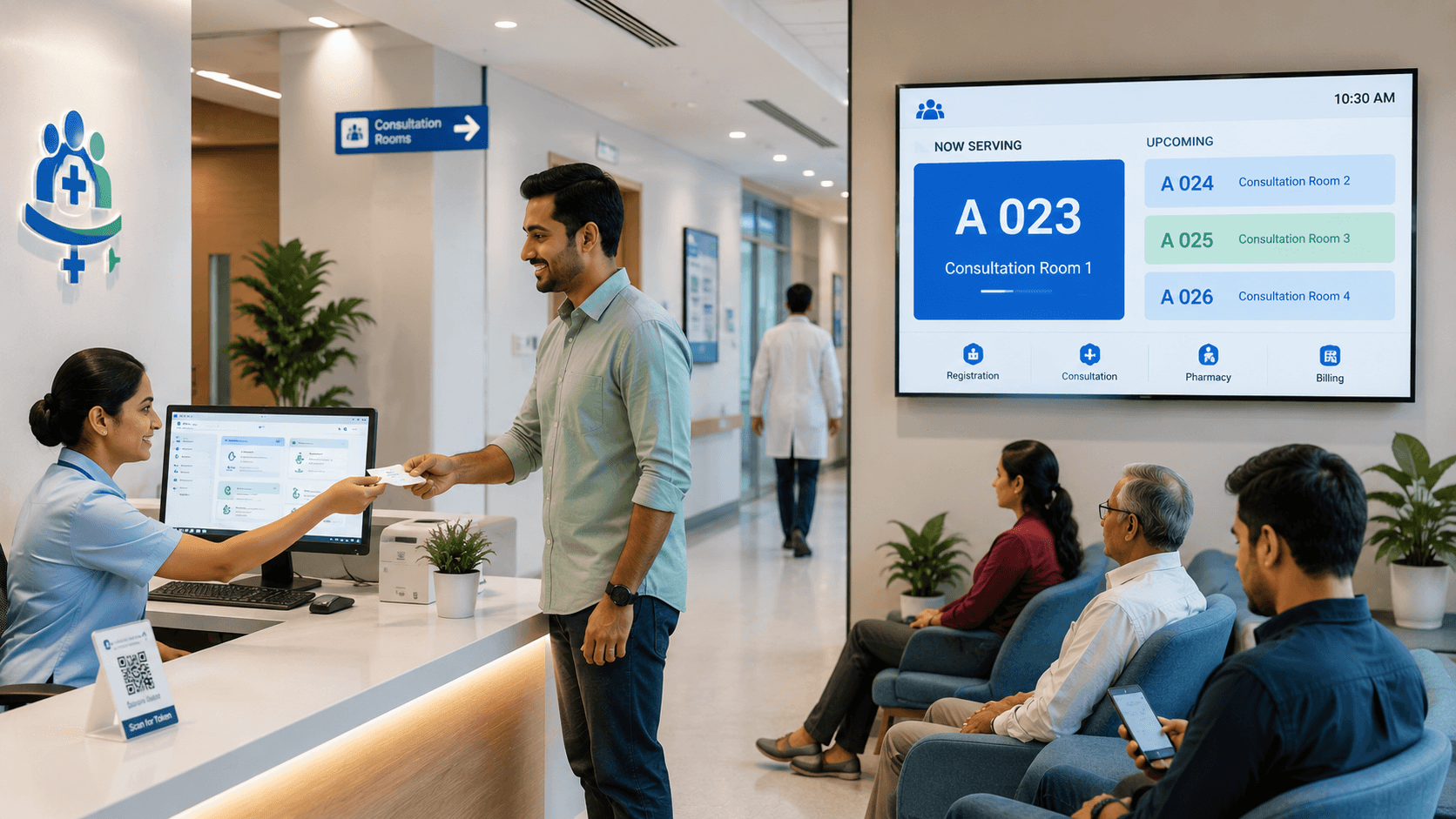 OPD Queue Management System for Hospitals | Digital Token Management ...