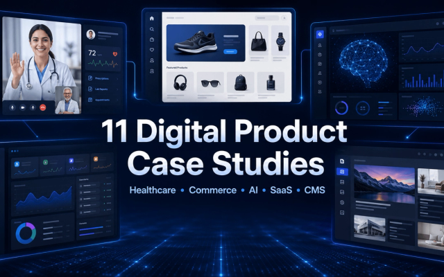 11 Digital Product Case Studies Across Healthcare, Commerce, AI