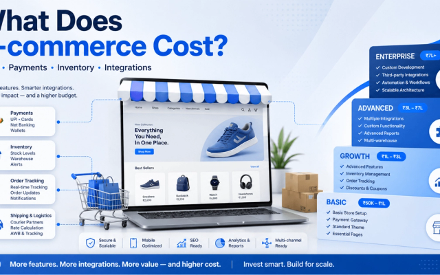 E-commerce Website Development Cost in India