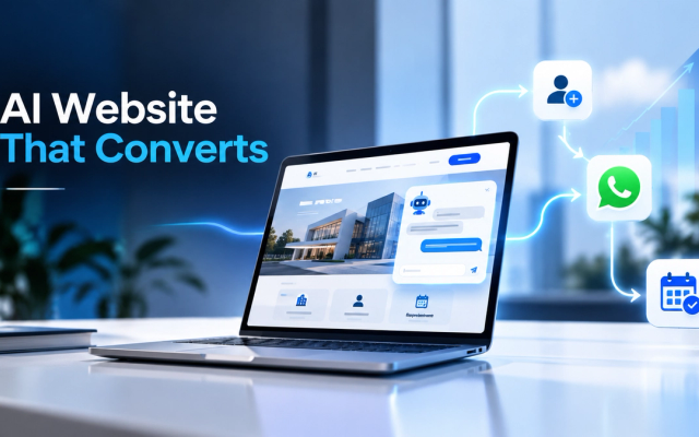 AI-Powered Business Website with CRM & WhatsApp Automation in Ranchi: Turn Visitors Into Customers