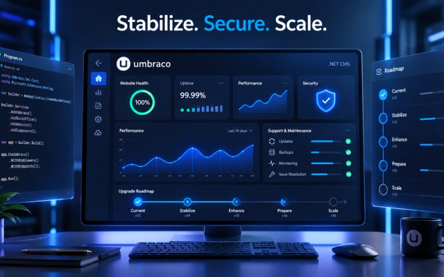 Umbraco Development Support & .NET CMS Maintenance for Scalable Business Platforms