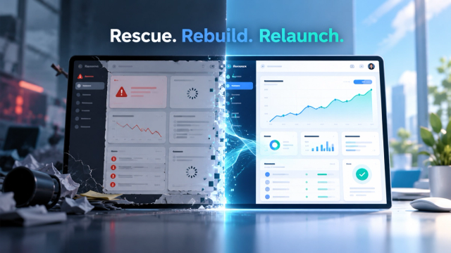 MVP Rescue Services: How to Fix, Rebuild or Relaunch a Failed Software Product