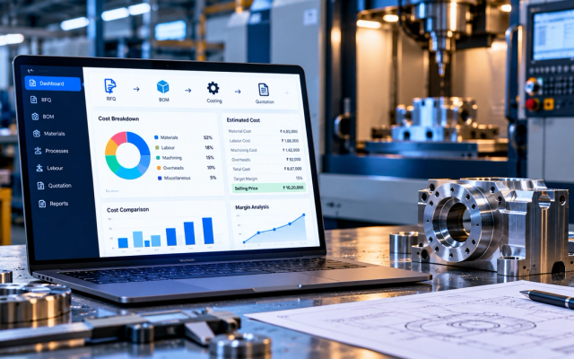 Manufacturing Costing Software in Ranchi: Quote Faster With AI and Protect Profit Margins