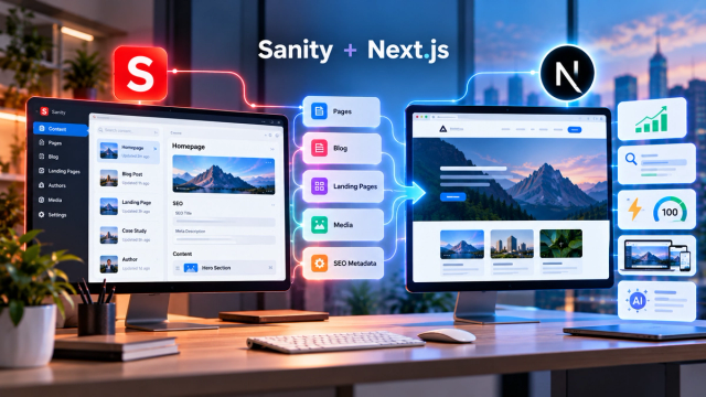 Sanity CMS and Next.js Development for Fast, SEO-Ready Websites