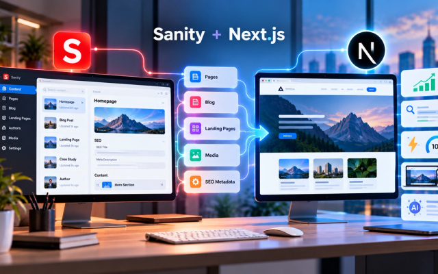 Sanity CMS and Next.js Development for Fast, SEO-Ready Websites