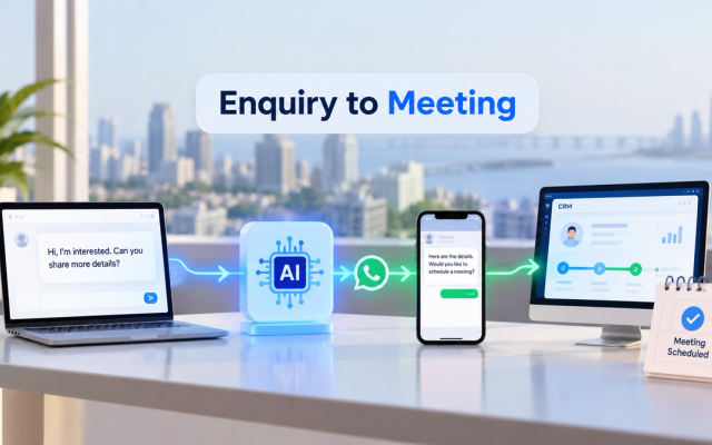 AI CRM Mumbai: WhatsApp Sales Automation to Convert More Enquiries Into Meetings