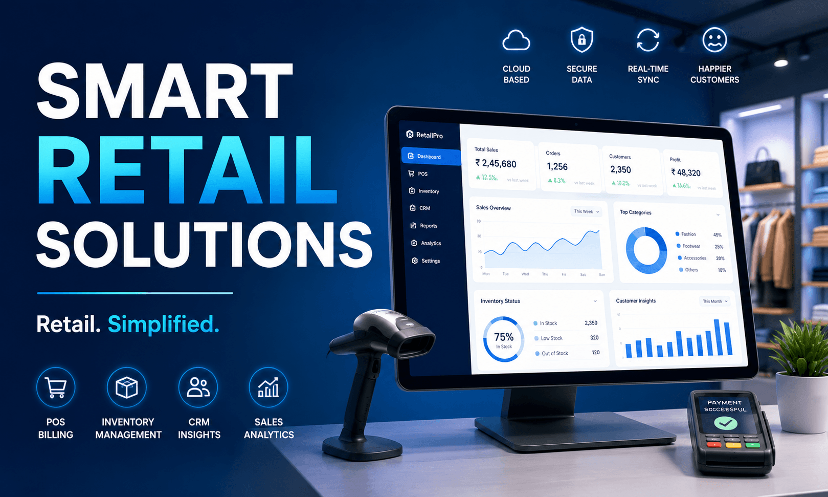 Retail Software Solutions: POS, Inventory & CRM Software for Modern Stores