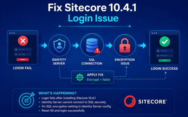 Fixing the Sitecore Login Fail After Installing Sitecore 10.4.1 on a Developer Workstation