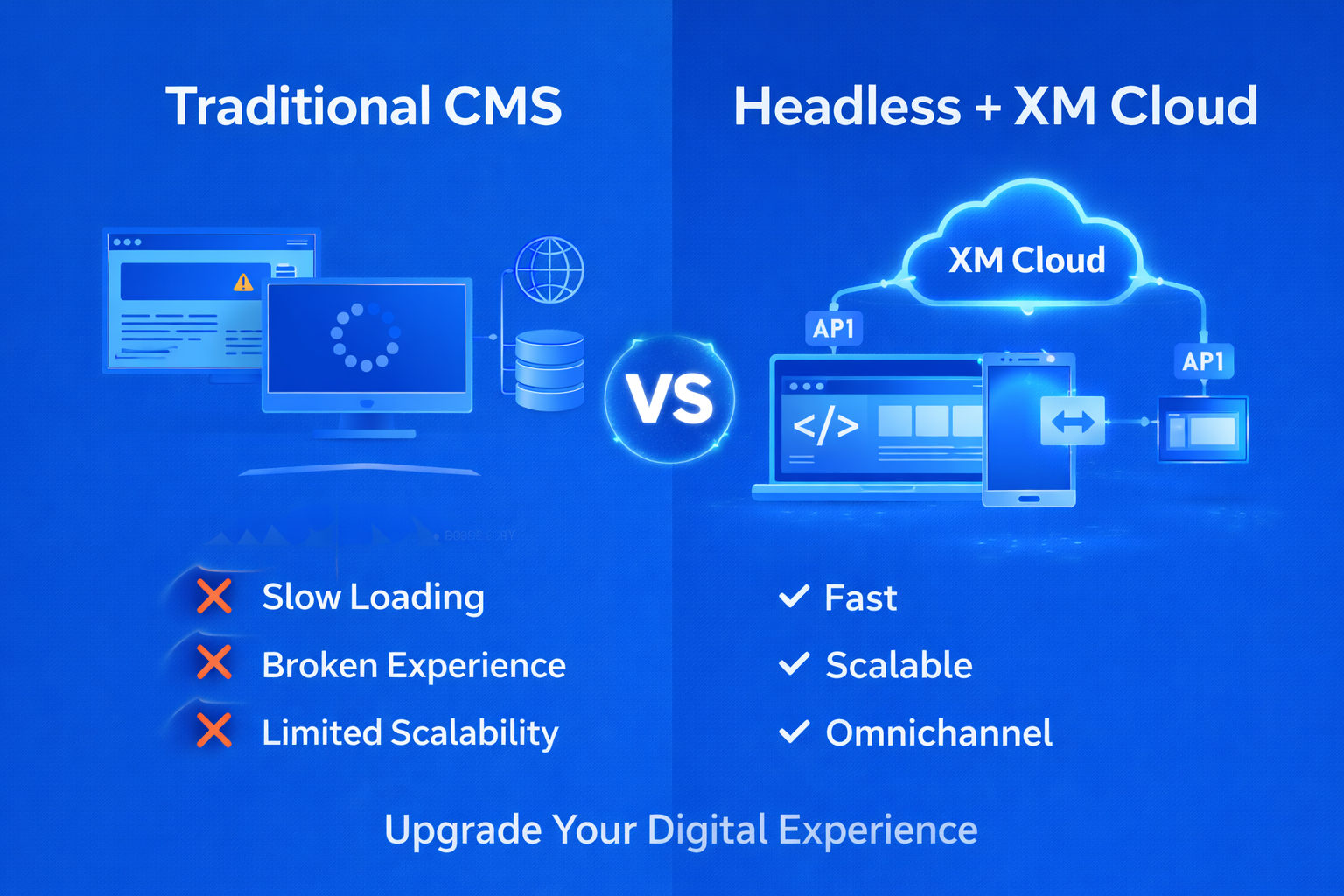 Headless CMS & XM Cloud | Decoupled Architecture for Enterprises