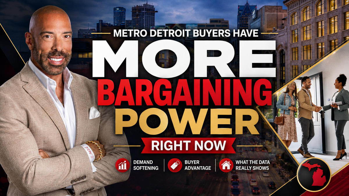 Metro Detroit Buyers Have More Bargaining Power Right Now — Here's What the Data Shows