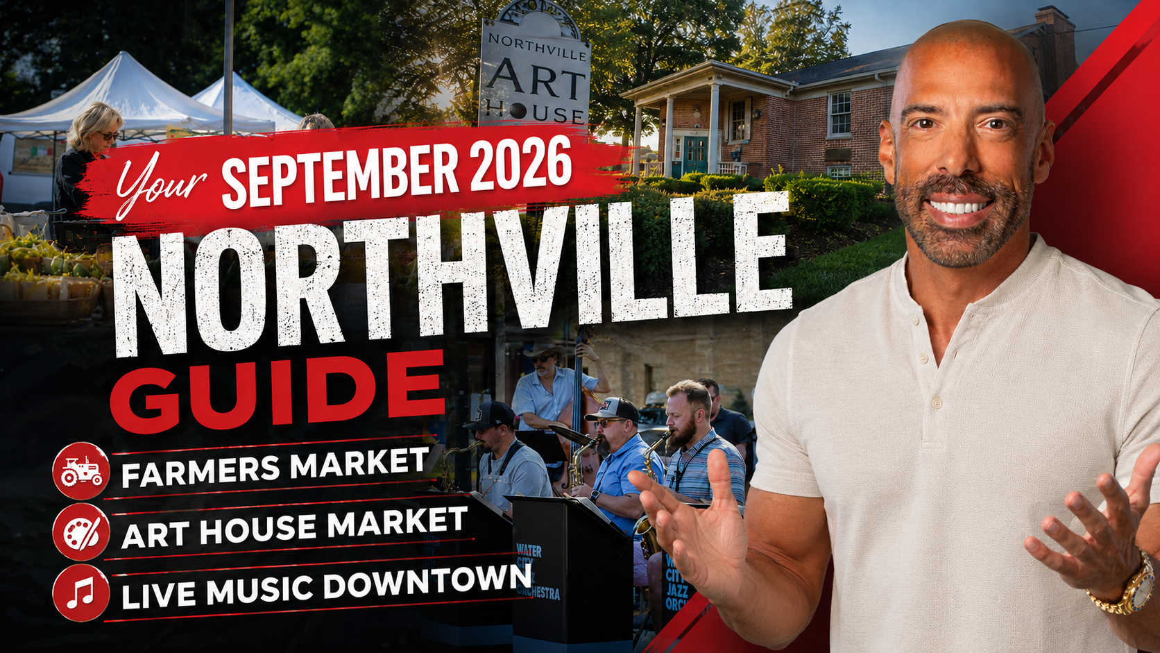 Your September 2026 Guide to Northville Farmers Market, Art House Market & Live Music Downtown