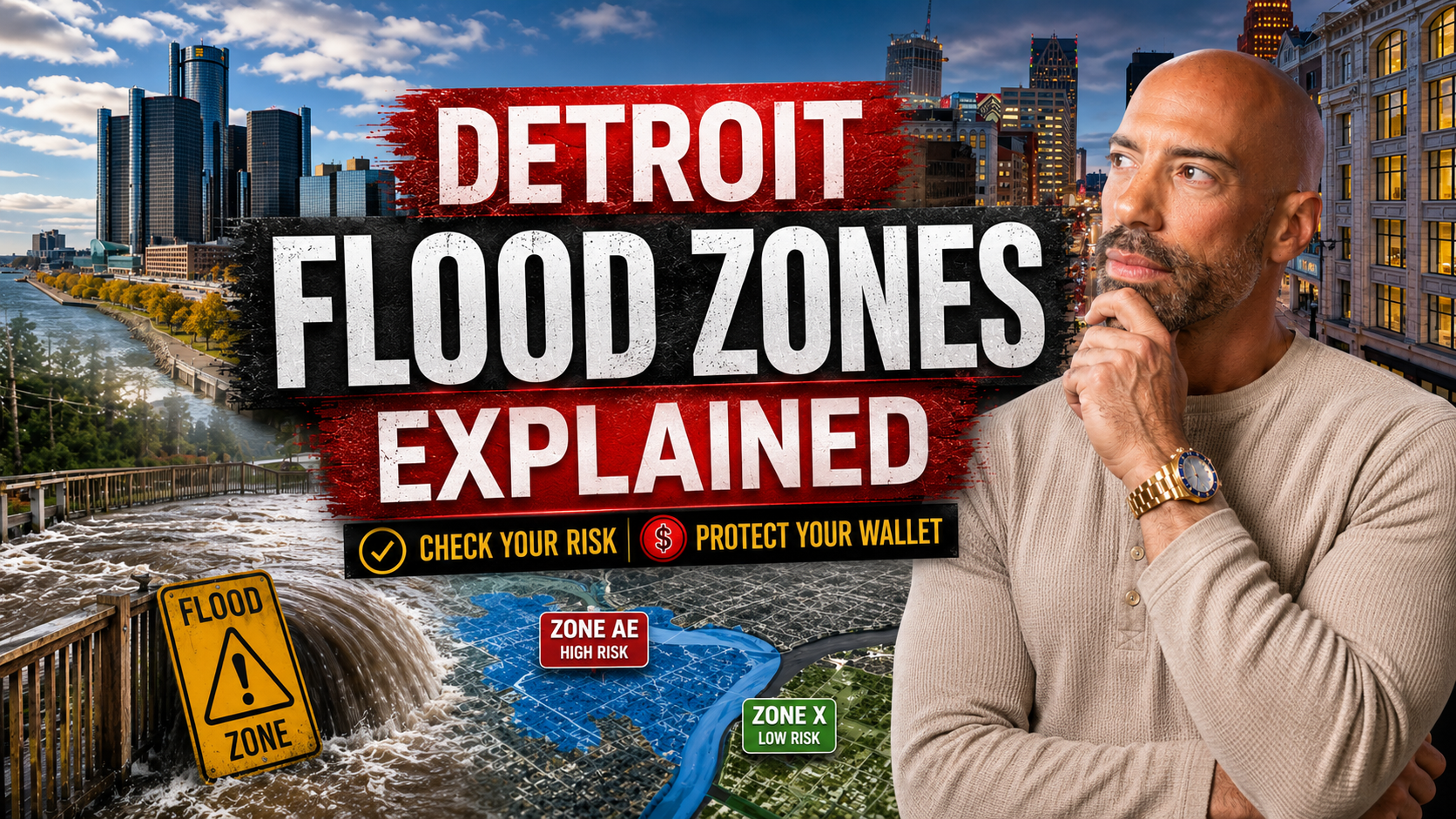 Detroit Flood Zones Explained: How to Check If Your Home Is at Risk and What It Costs You