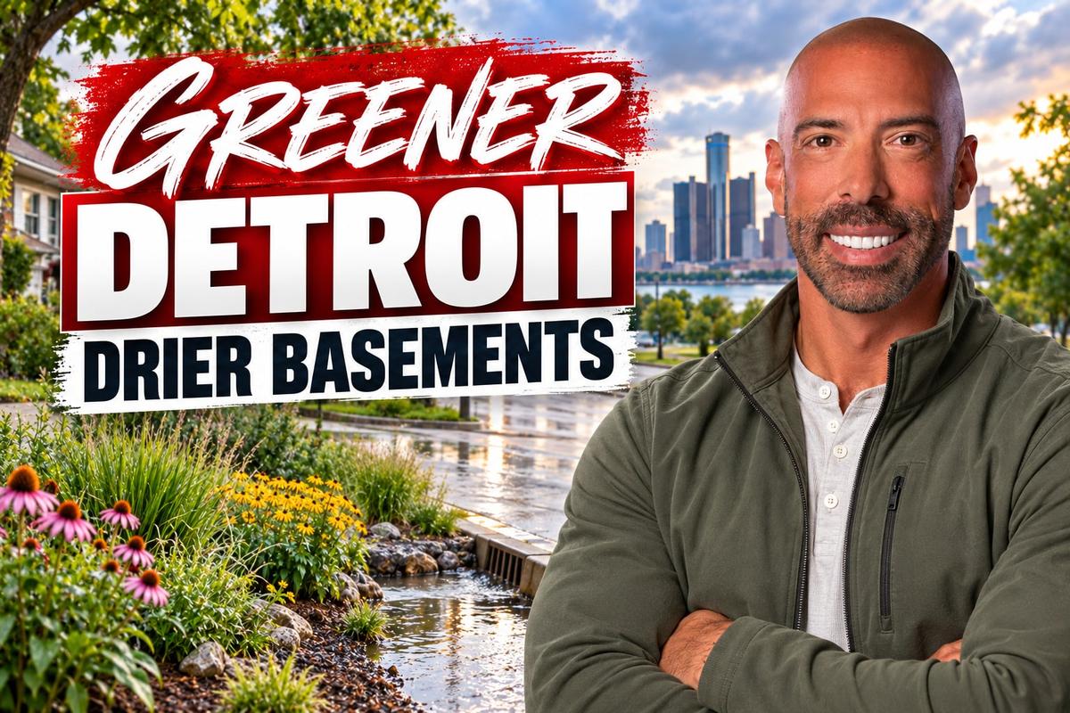 Rain Gardens, Bioswales, and Your Basement: How Green Infrastructure Is Fighting Flooding in Metro Detroit