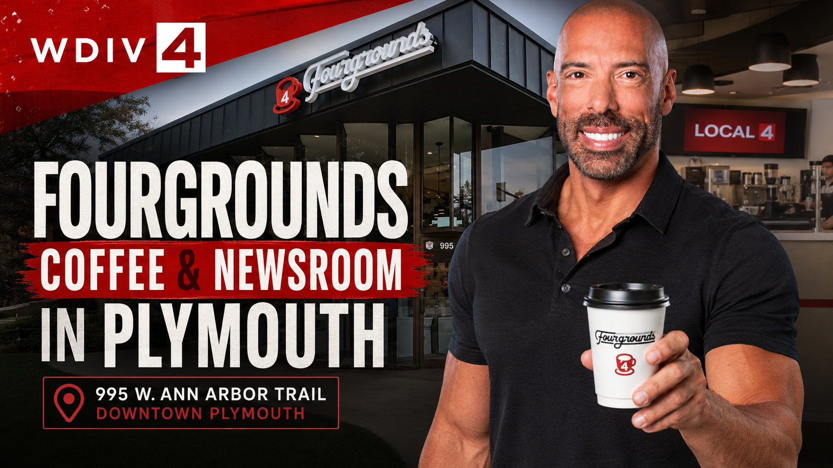 WDIV Local 4 Opens a Coffee Shop and Newsroom in Downtown Plymouth — Here's Why It Matters