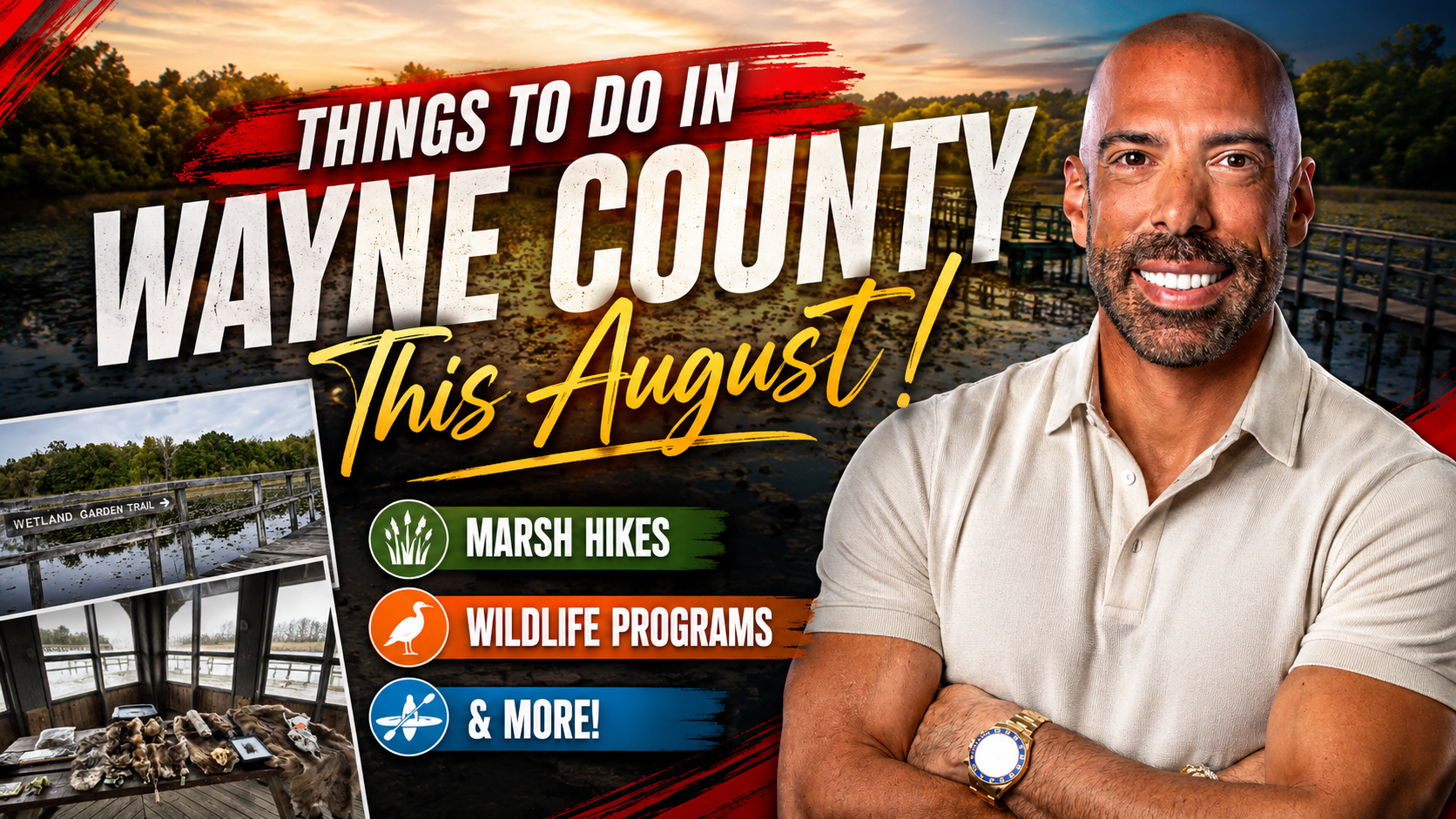 Things to Do in Wayne County This August: Marsh Hikes, Wildlife Programs, and More