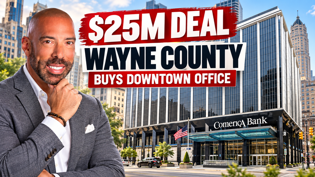 Wayne County Is Buying a $25M Downtown Detroit Office Building — Here's Why It Matters for Metro Detroit