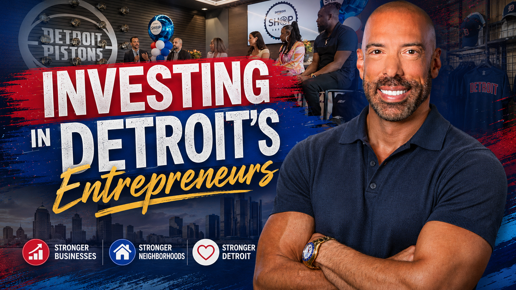 The Detroit Pistons Are Investing in Local Entrepreneurs — Here's Why That Matters for Detroit's Neighborhoods