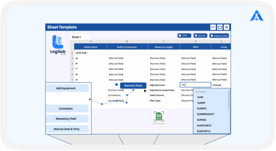 Streamlining Scientific Excellence: Unveiling the Power of Logilab ELN’s Sheet Templates 