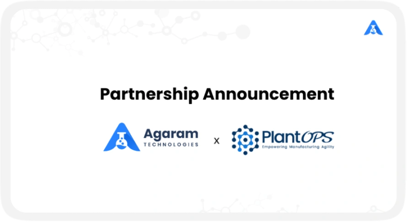 2023- Agaram Technologies Forms Strategic Partnership with PlantOPS in the USA