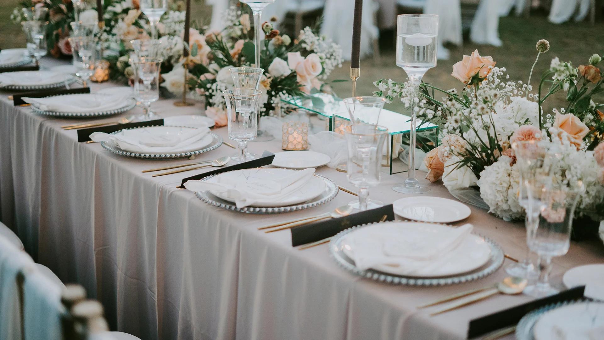 Decorated table