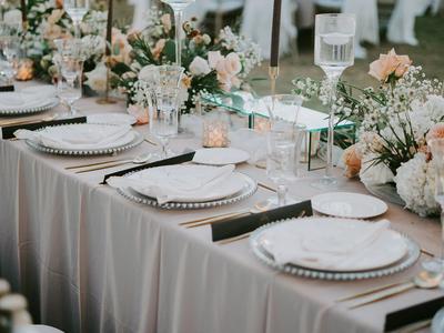 Decorated table
