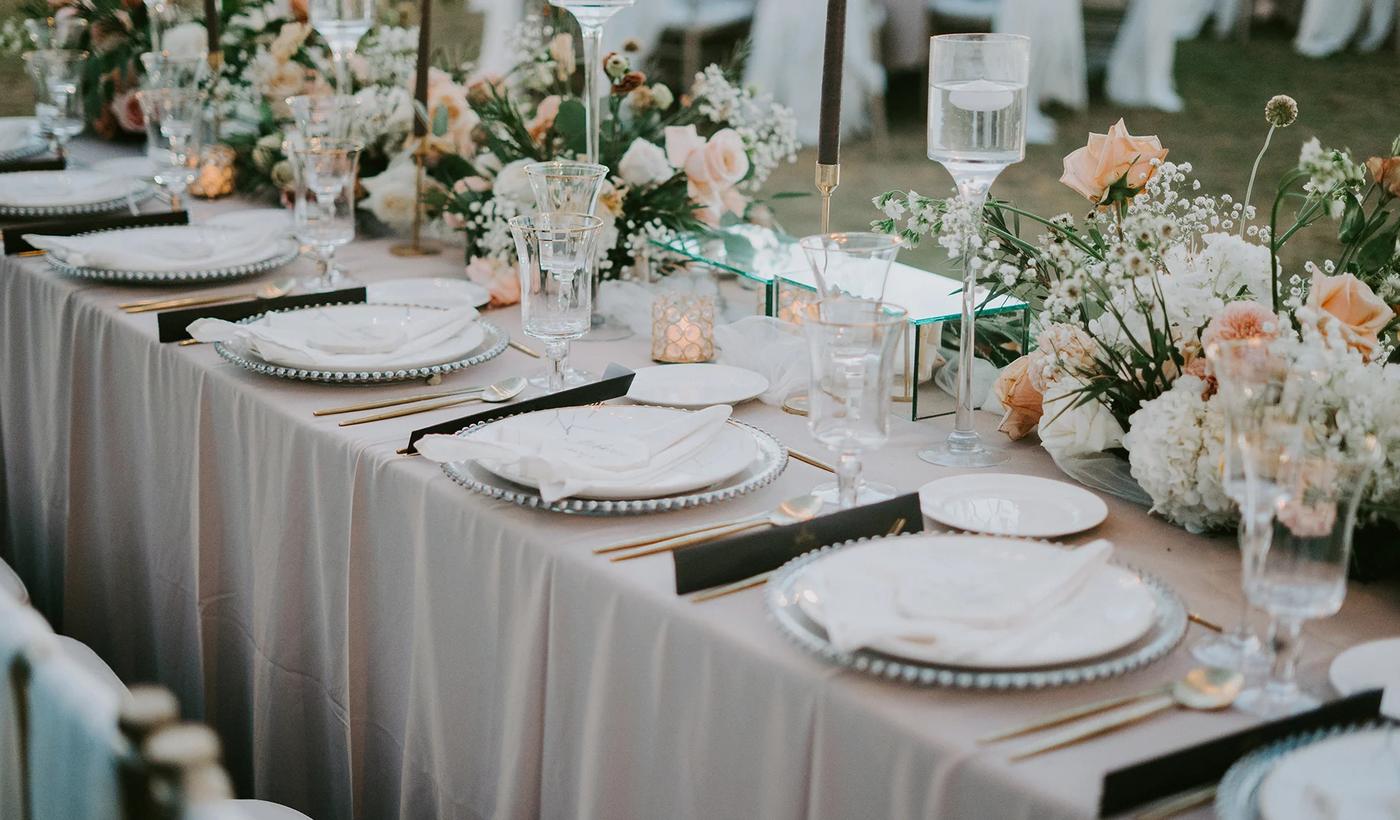 Decorated table