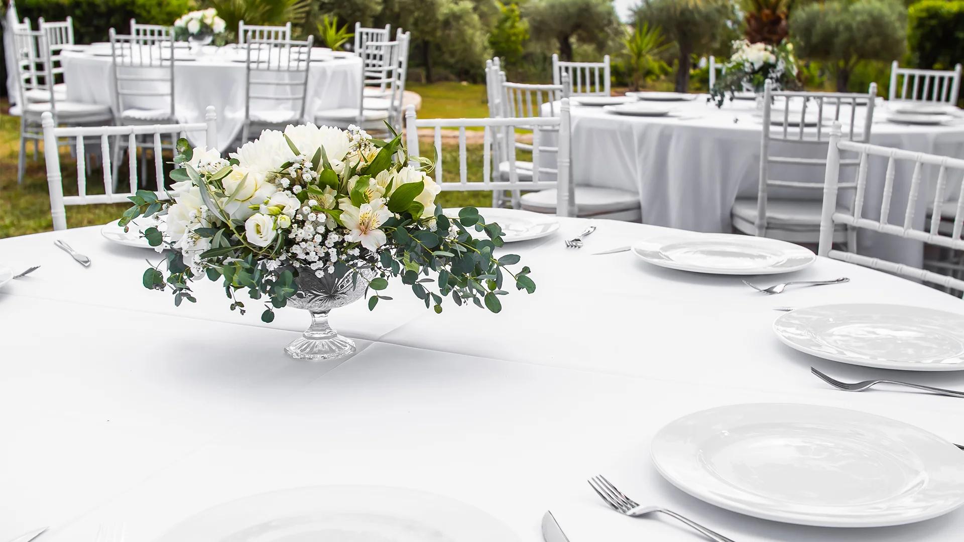 luxury wedding reception