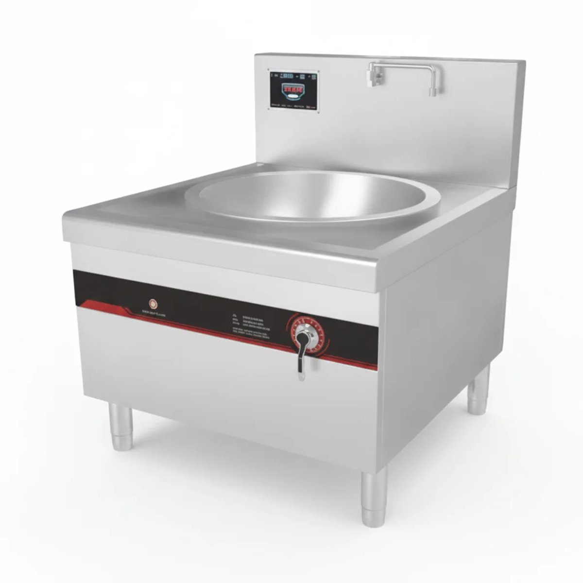 Freestanding Induction Single Large Wok Cooker