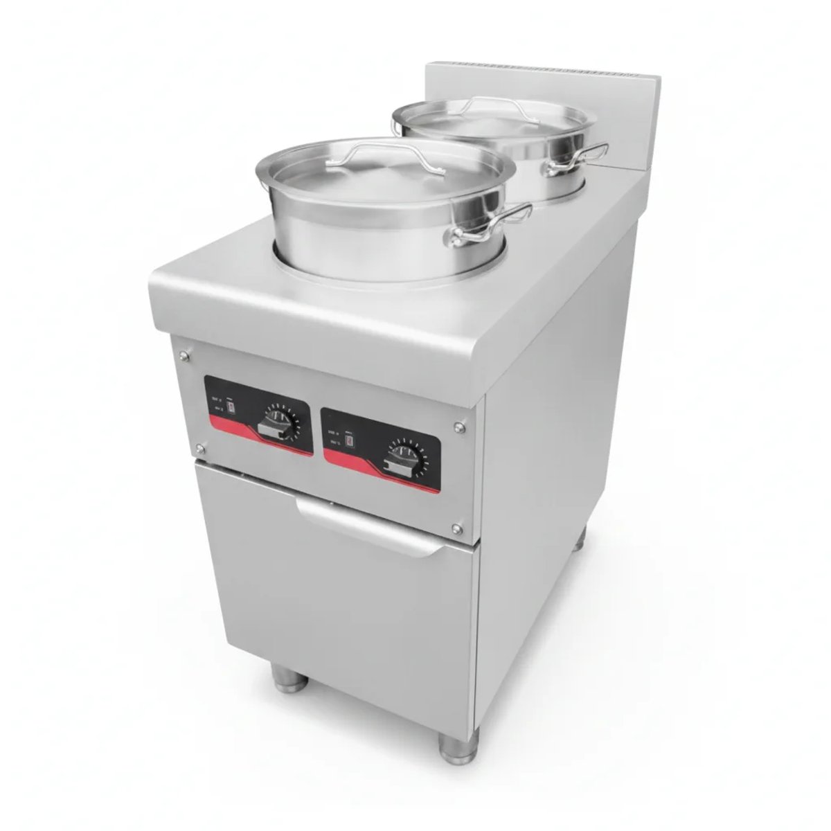 Freestanding Double-Burner Soup Boiler