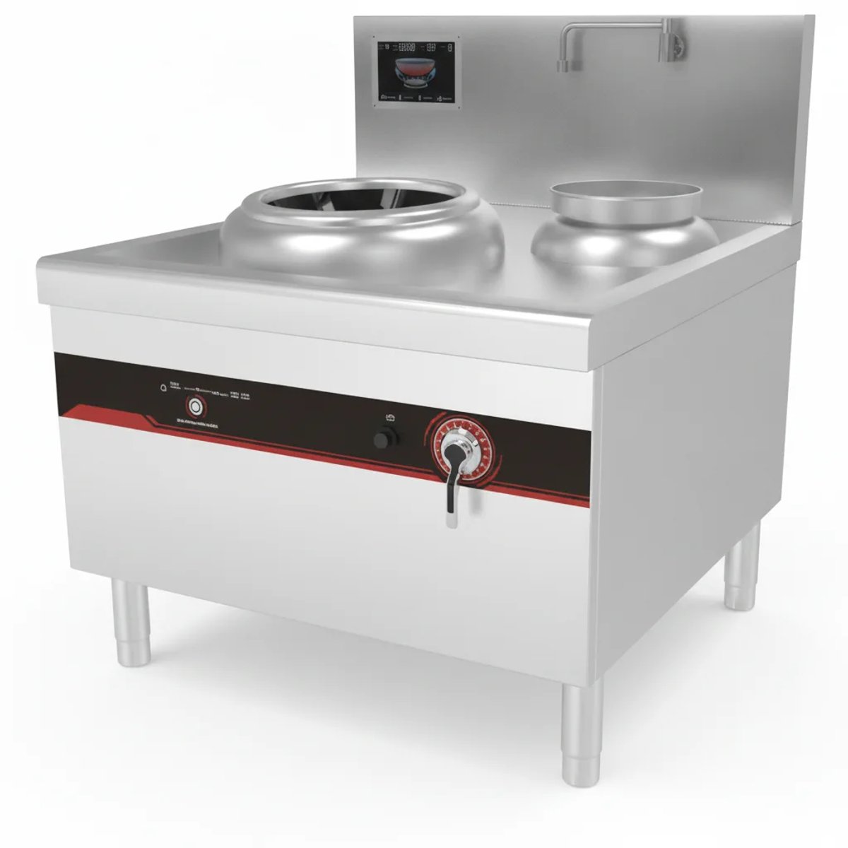 Single Burner Induction Wok Cooker